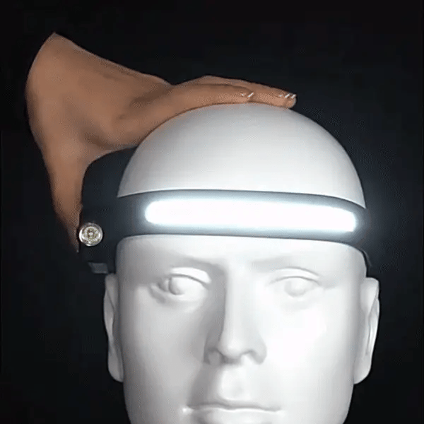 Linterna frontal LED HEADPRO® - Sensor de manos libres