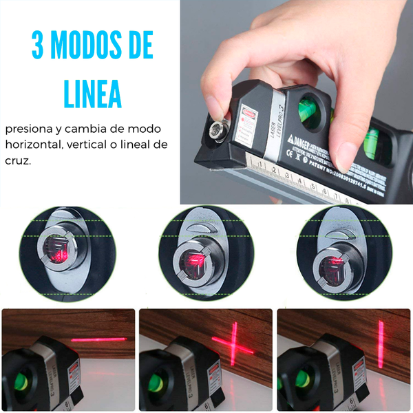 Nivelador Laser Multifuncional 4 en 1